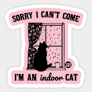 indoor cat Sticker